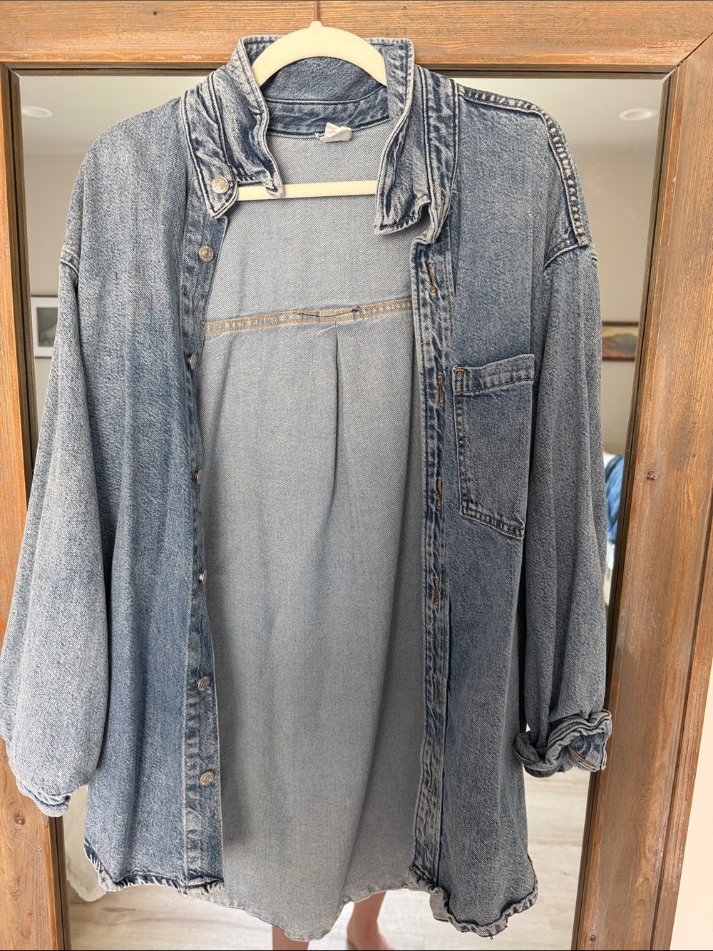 H&M Oversized Denim Shirt